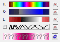 Choosing a Random HSL Cycle Layer