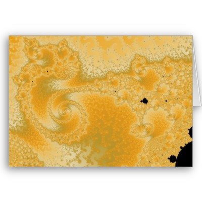 Gold Melt Greetings Card