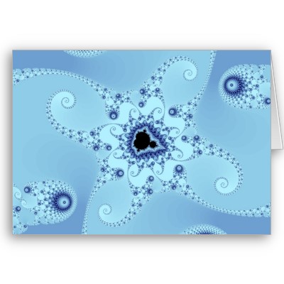 Blue Octopuses Greetings Card