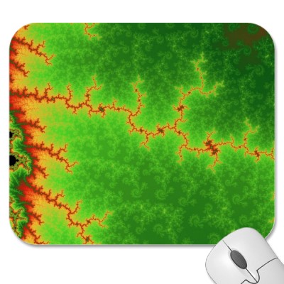 Green Fault Line Mousepad