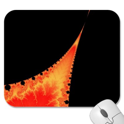 Fiery Stalagmite Mousepad