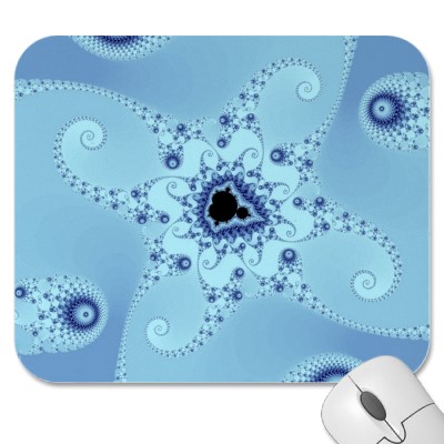 Blue Octopuses Mousepad