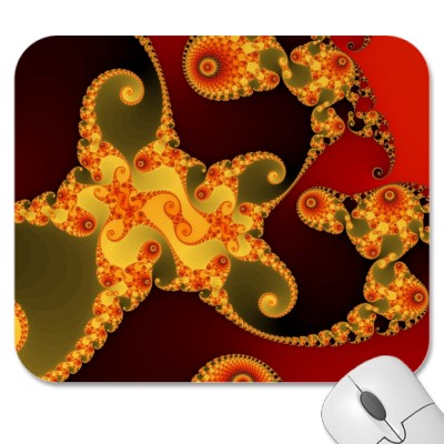 Fiery Tentacles Mousepad