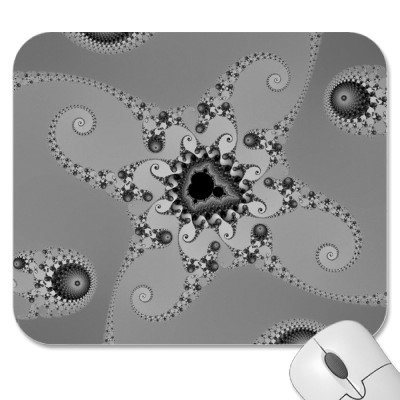 Grey Octopuses Mousepad