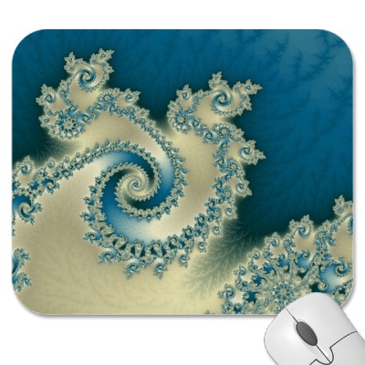 Beach Triple Twirl Mousepad