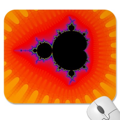 Two To Forty Orange Mousepad