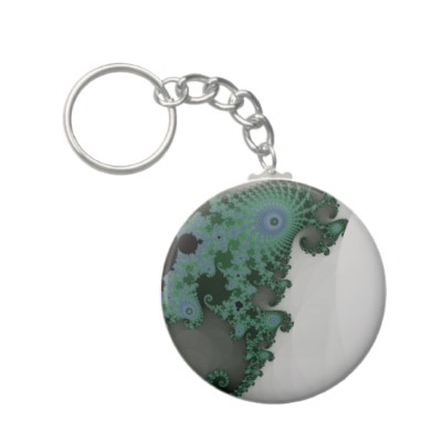 Emerald Seahorse Keychain