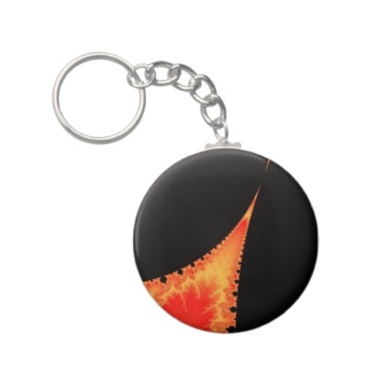 Fiery Stalagmite Keychain