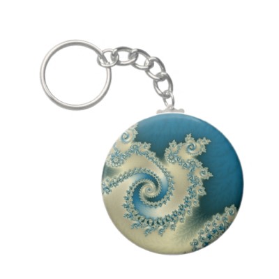 Beach Triple Twirl Keychain