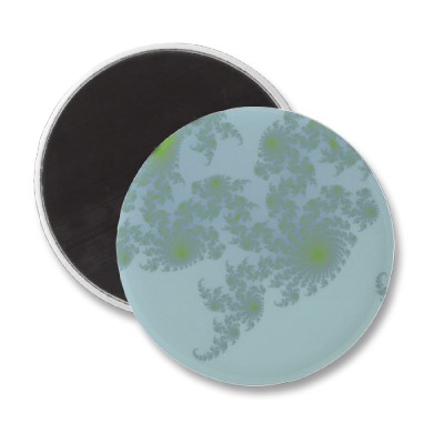 Green Ferns Magnet