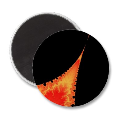 Fiery Stalagmite Magnet