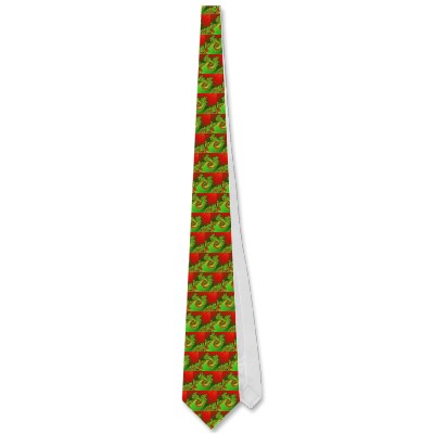 Christmas Triple Twirl Tie