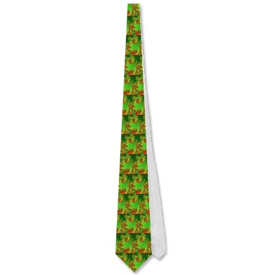 Christmas Double Spiral Tie