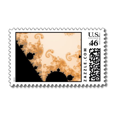 Endless Gold Detail Postage Stamp