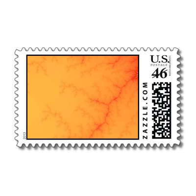 Tangerine Capillary Postage Stamp