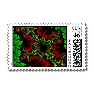 Coral Collage Postage Stamp