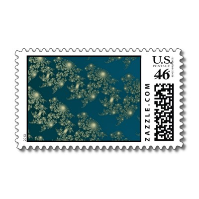 Marching Seahorses 2 Postage Stamp