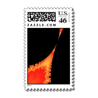 Fiery Stalagmite Postage Stamp