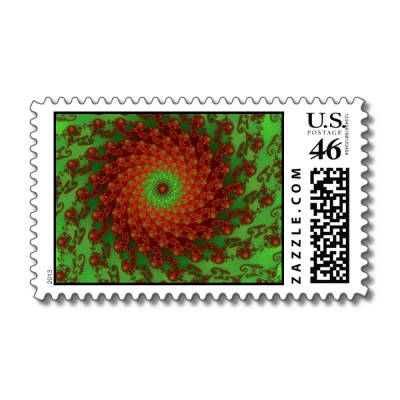 Poinsettia Postage Stamp