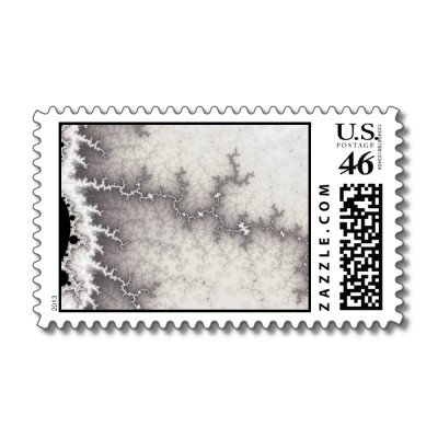 Silver Fault Line Postage Stamp