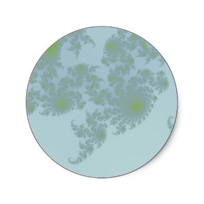 Green Ferns Sticker