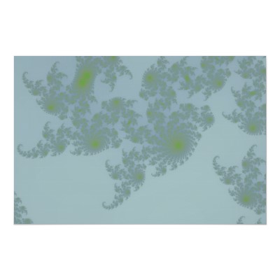 Green Ferns Poster