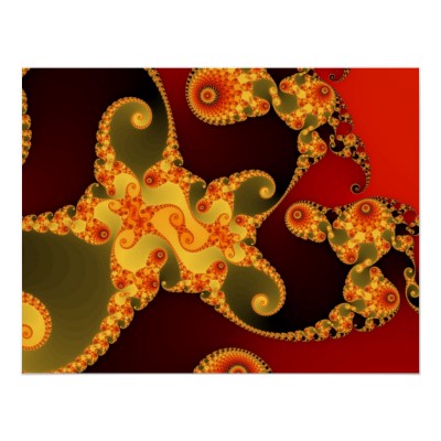 Fiery Tentacles Poster