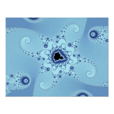 Blue Octopuses Poster